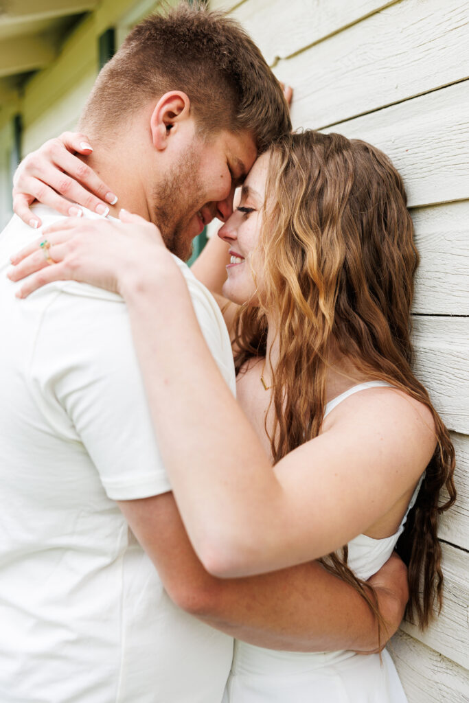 Mindi Jennings Photography wedding photographer at Pleasant Pastures Events in Central MN featuring engaged couples and outdoor wedding venue