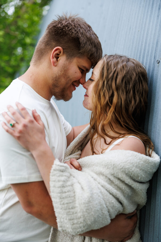 Mindi Jennings Photography wedding photographer at Pleasant Pastures Events in Central MN featuring engaged couples and outdoor wedding venue