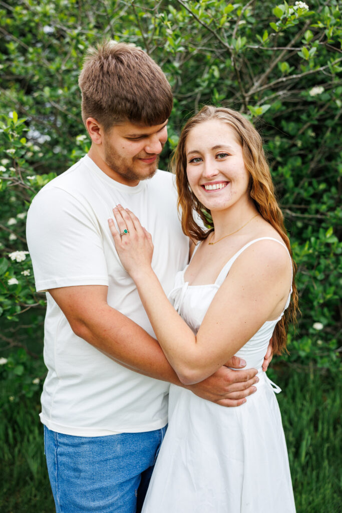 Mindi Jennings Photography wedding photographer at Pleasant Pastures Events in Central MN featuring engaged couples and outdoor wedding venue