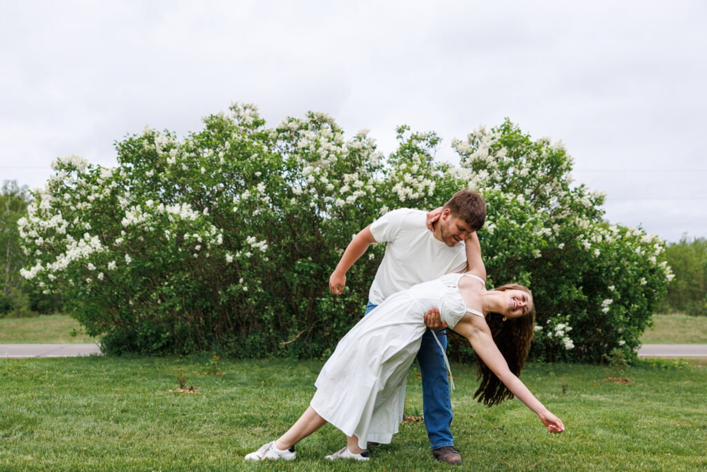 Mindi Jennings Photography wedding photographer at Pleasant Pastures Events in Central MN featuring engaged couples and outdoor wedding venue
